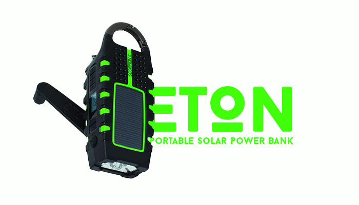 Eton – Scorpion | Multi Powered Portable Solar Power bank| Best in 2024